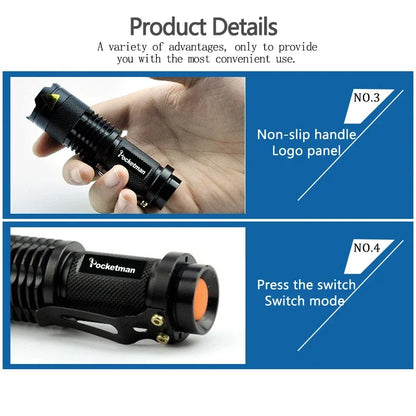 Portable Pocket Flashlights