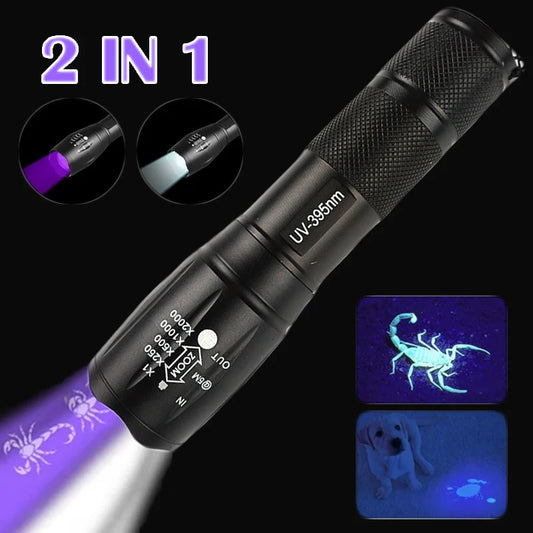 2 IN 1 Ultraviolet Flashlight