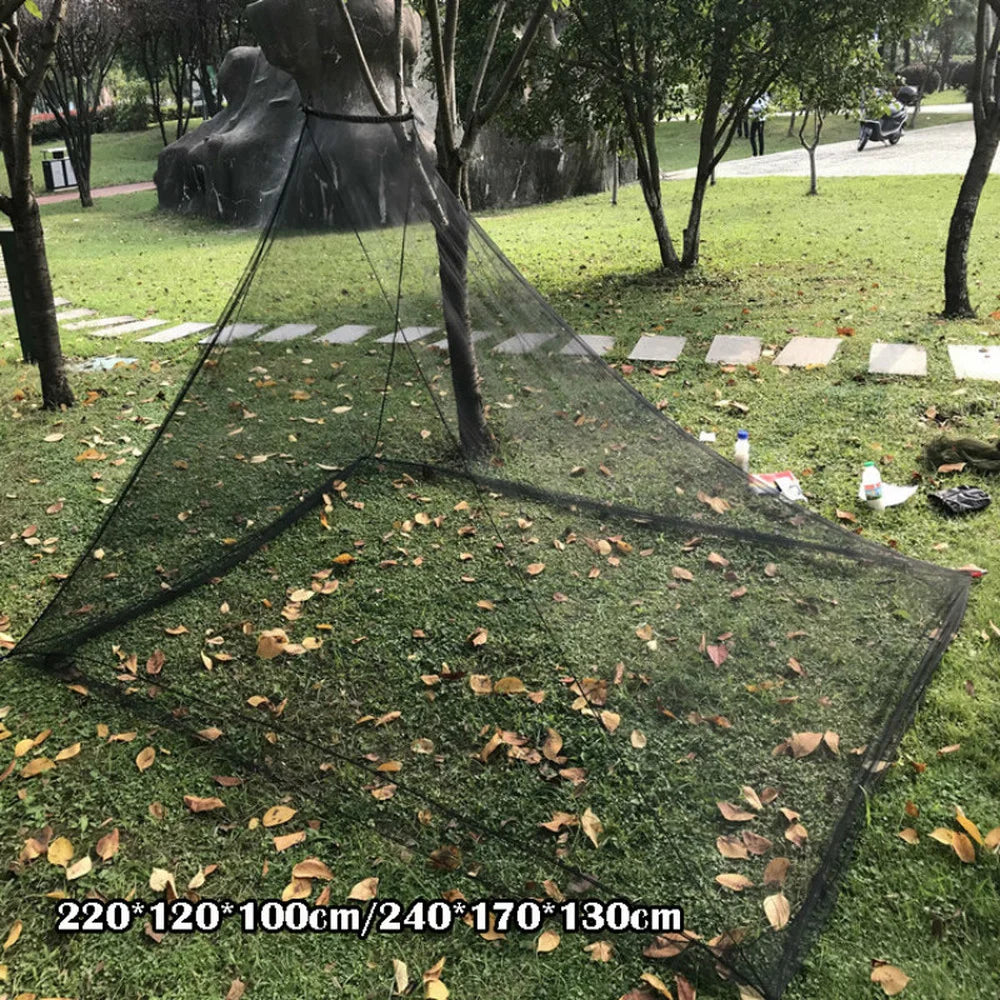 Outdoor Camping Black Mosquito Portable Mosquito  Net Tent