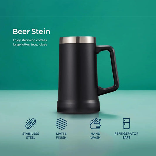 Thermos Bottle Beer Stein Mug