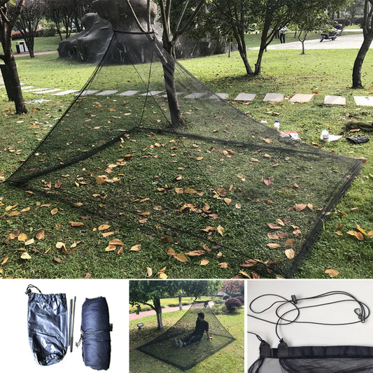 Outdoor Camping Black Mosquito Portable Mosquito  Net Tent