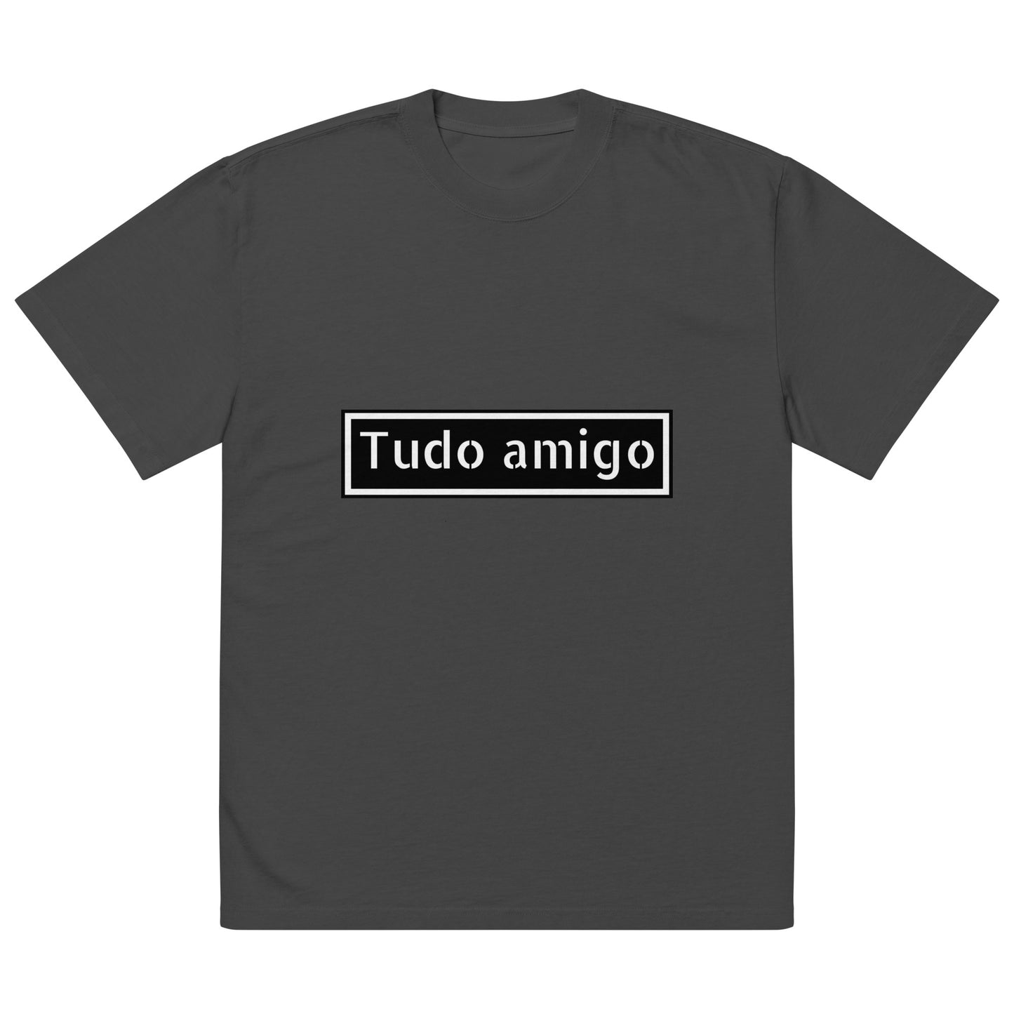 Tudo Amigo Oversized faded t-shirt