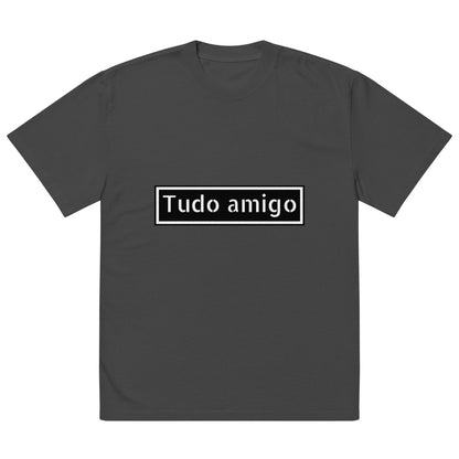 Tudo Amigo Oversized faded t-shirt