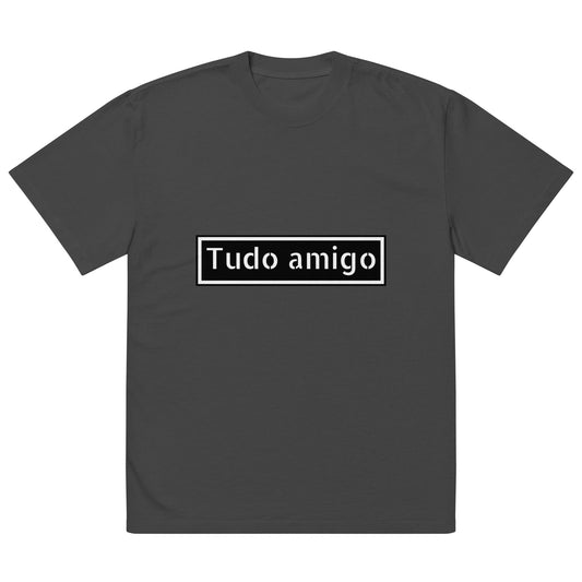 Tudo Amigo Oversized faded t-shirt