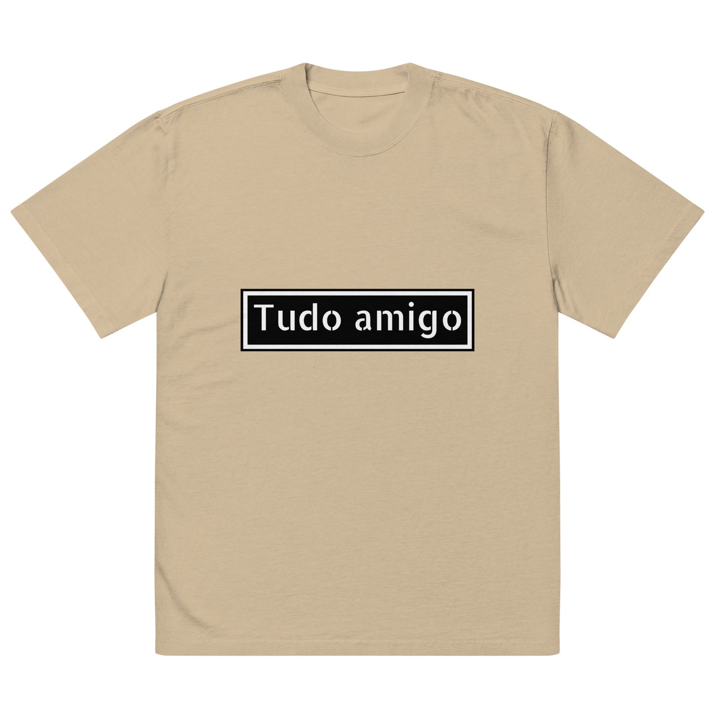 Tudo Amigo Oversized faded t-shirt