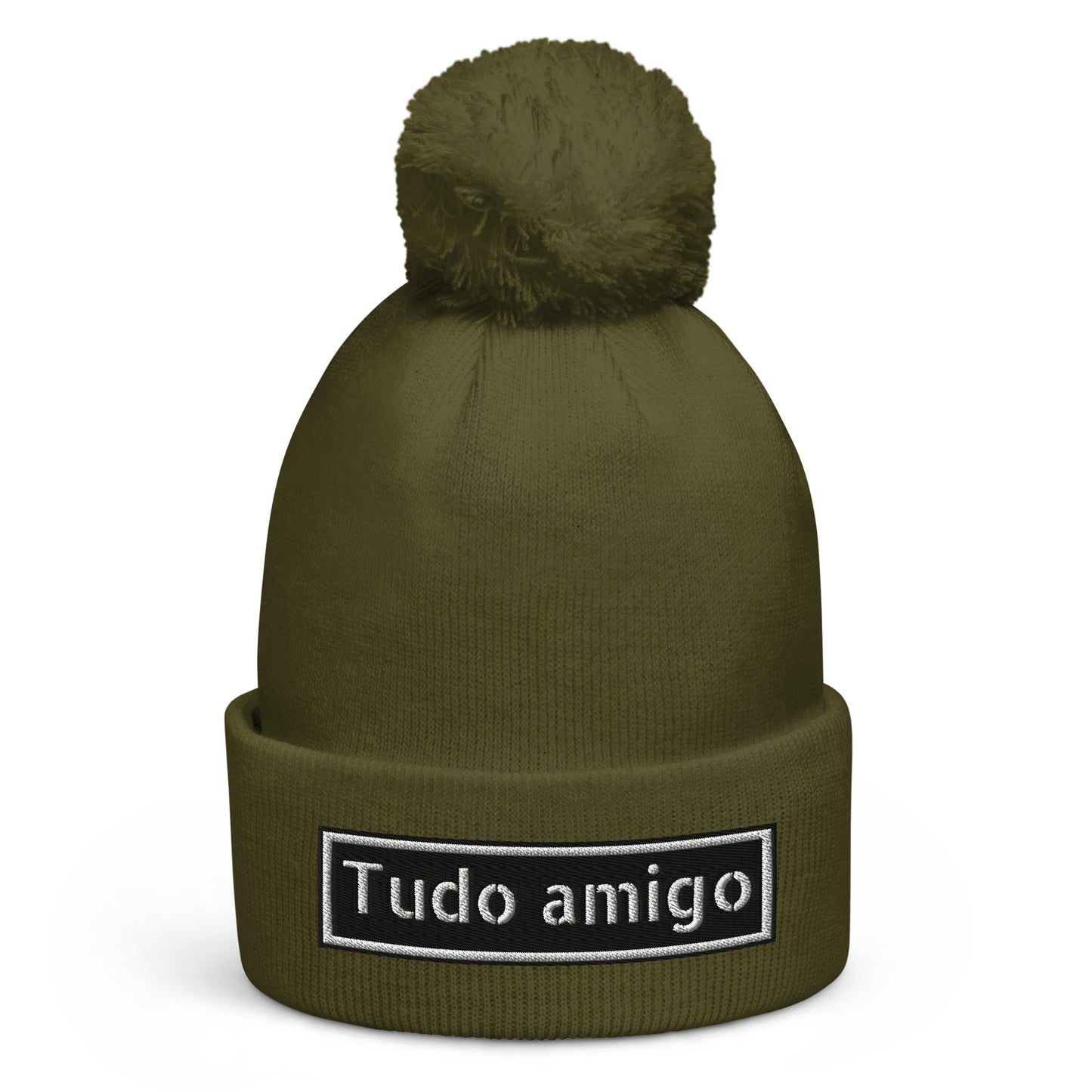 Tudo Amigo Pom pom beanie