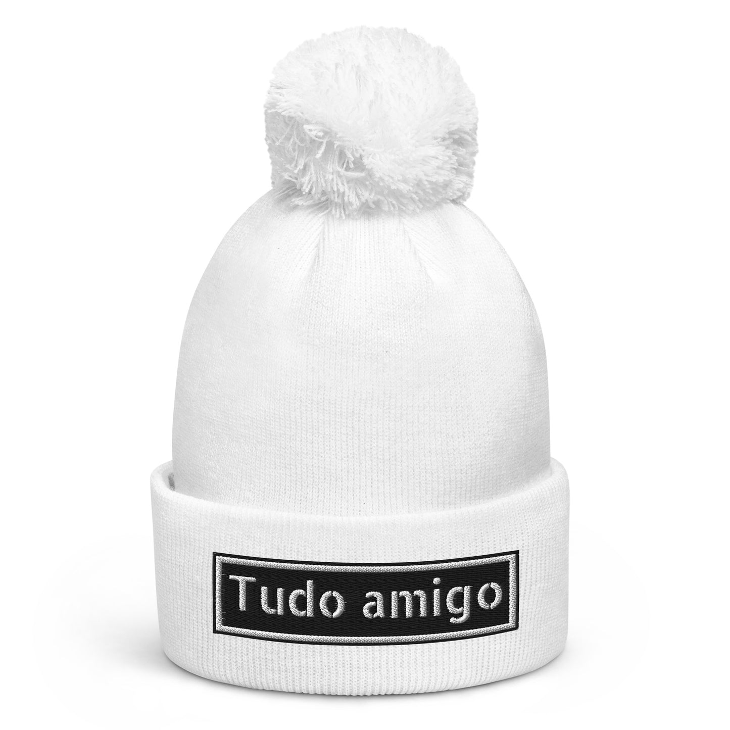 Tudo Amigo Pom pom beanie