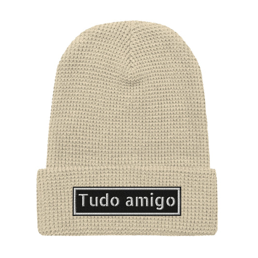 Tudo Amigo Waffle beanie